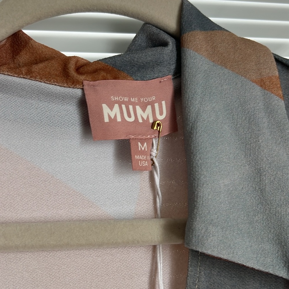 Show Me Your Mumu  Patsy Mini Dress, in Retro Abstract size Medium - Picture 4 of 10